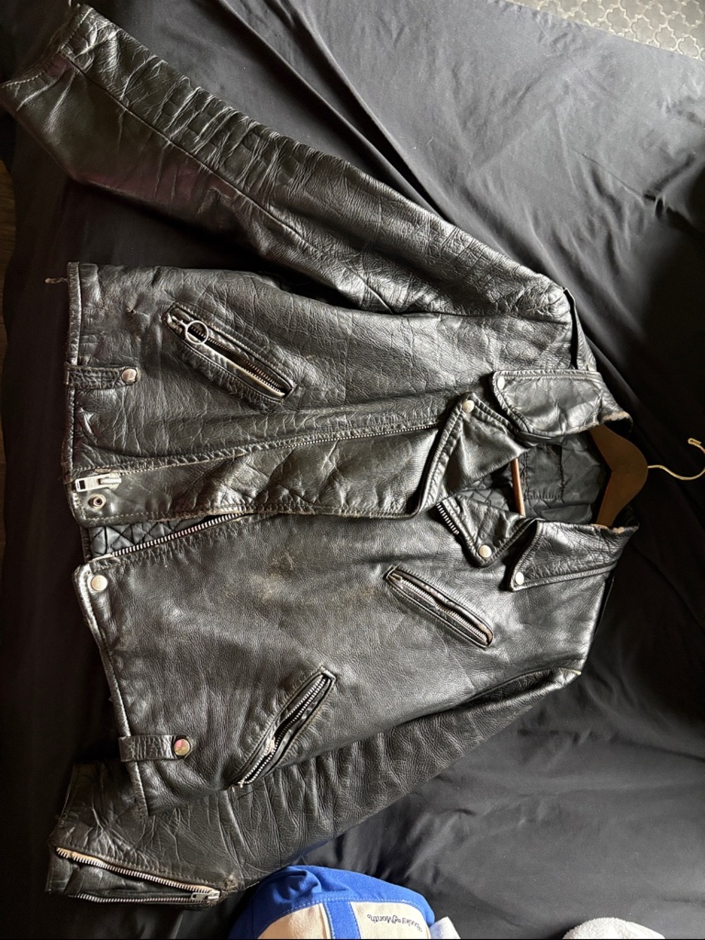 Classic Black Leather Biker Jacket